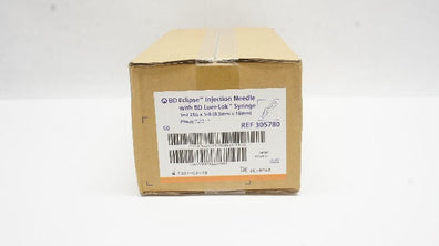 BD 305780 Eclipse Injection Ndle w/Luer-Lok Syringe 1ml, 25G x 5/8 - Case of 50